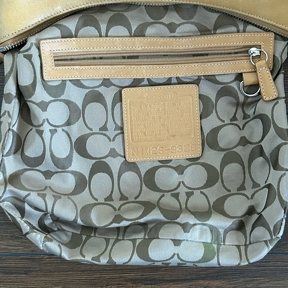 Coach 9326 Legacy Slim Shoulder Crossbody Bag Camel - Picture 13 of 14